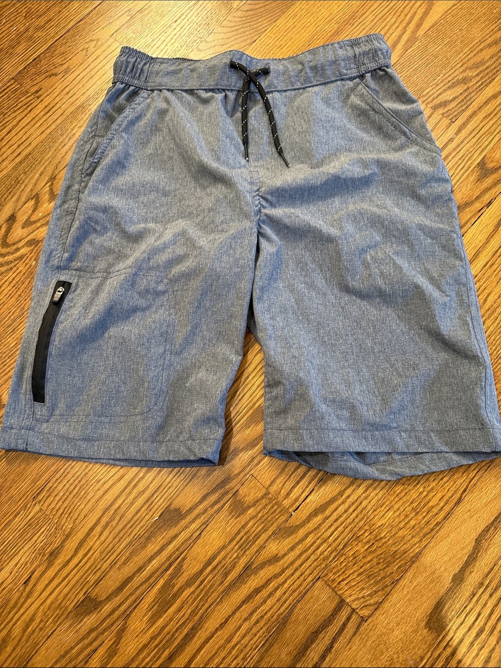 Tony Hawk Men's Heather Blue Drawstring Hybrid Shorts Size Large